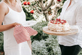 Red Ticking Napkins