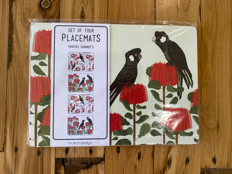 Cockatoo Placemats (Set of 4)