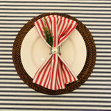 Red Ticking Napkins